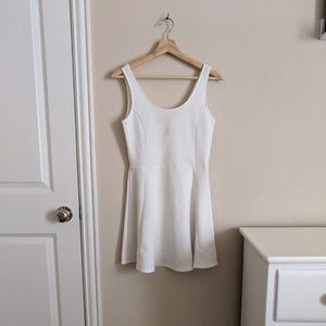 H&M Divided White Skater Dress